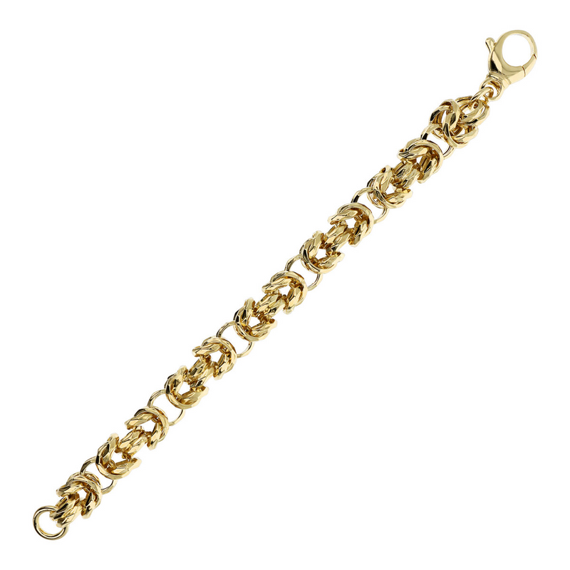 Hammered Byzantine Chain Bracelet
