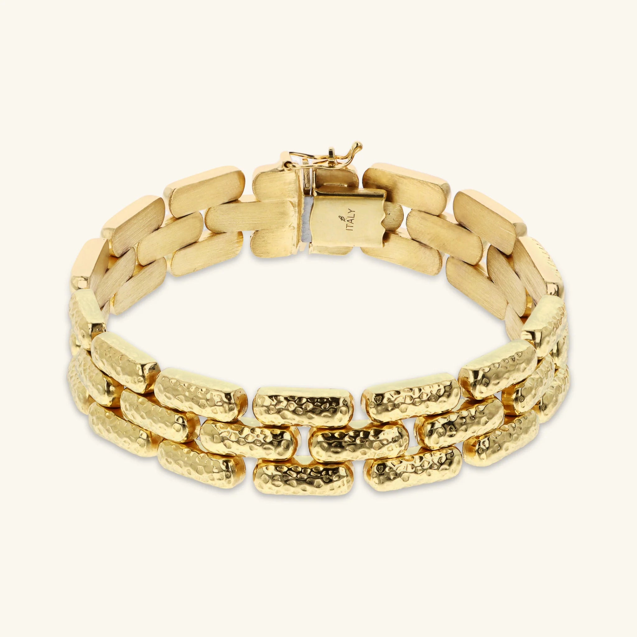 Bracciale Catena Pantera Martellato