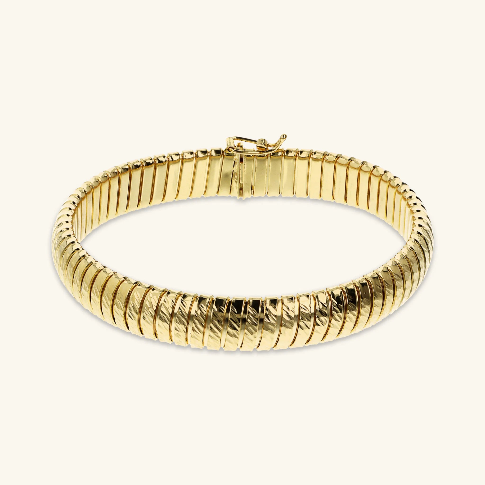 Tubogas Bracelet with Worked Surface