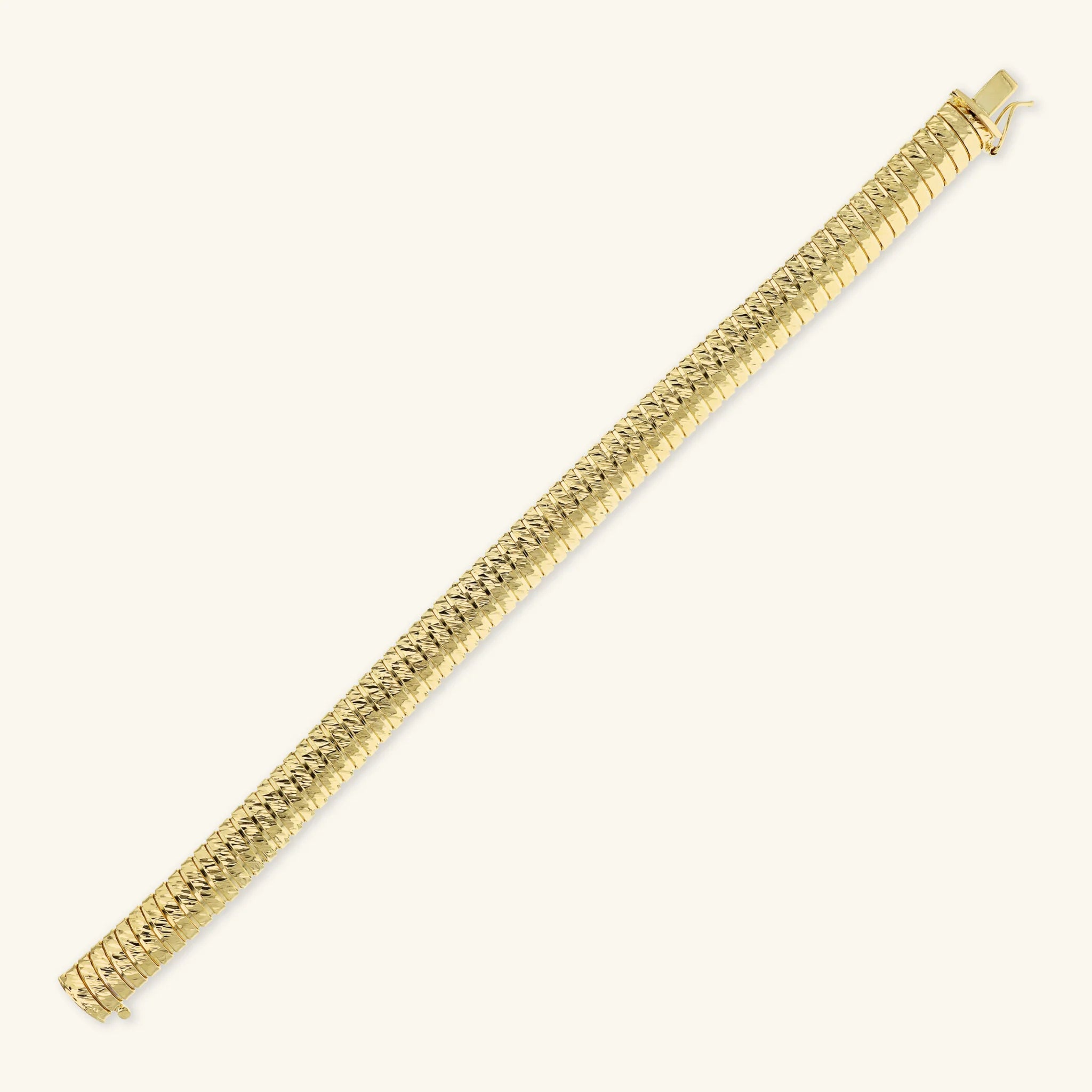 Tubogas Bracelet with Worked Surface
