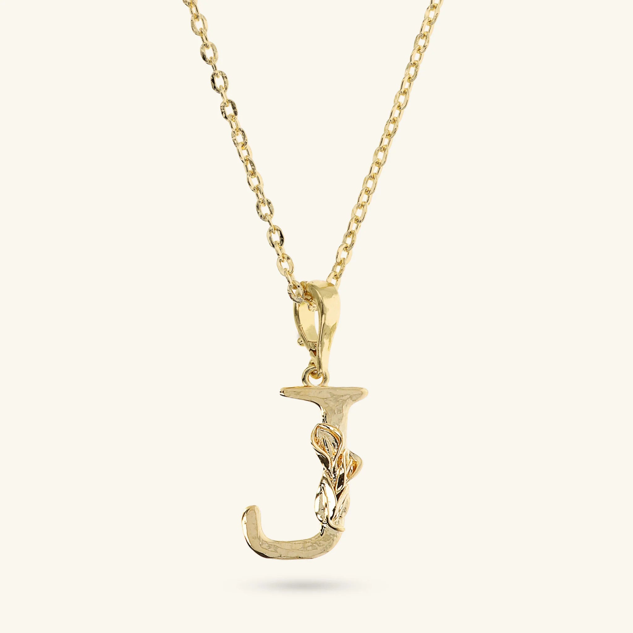 Set Collana Diamantata e Ciondolo Iniziale Martellato con Fiore