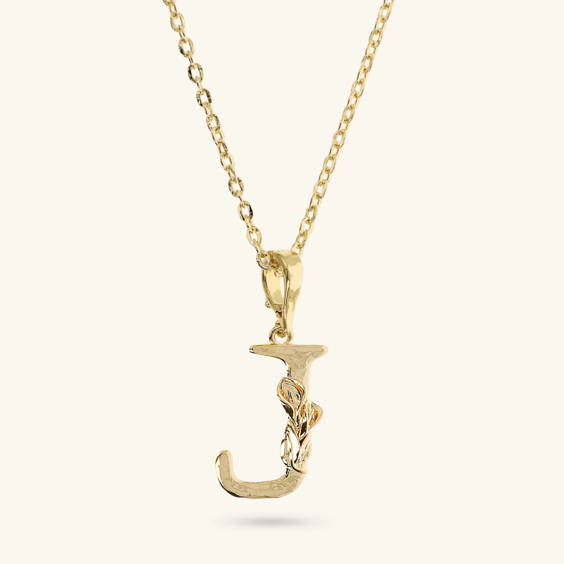 Set Collana Diamantata e Ciondolo Iniziale Martellato con Fiore