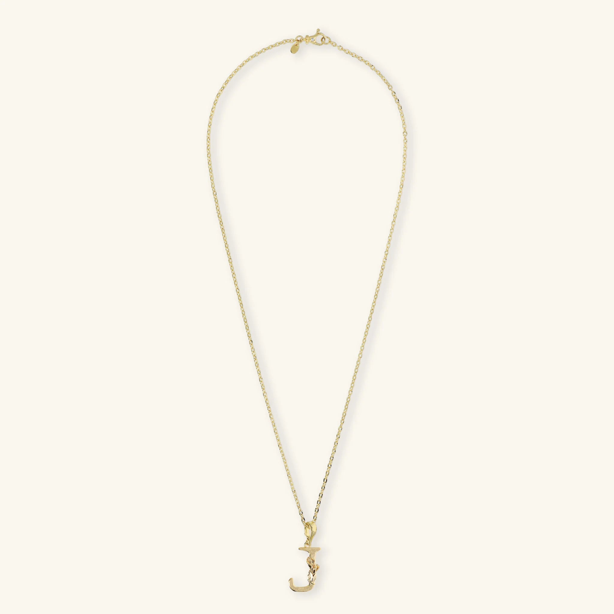 Set Collana Diamantata e Ciondolo Iniziale Martellato con Fiore