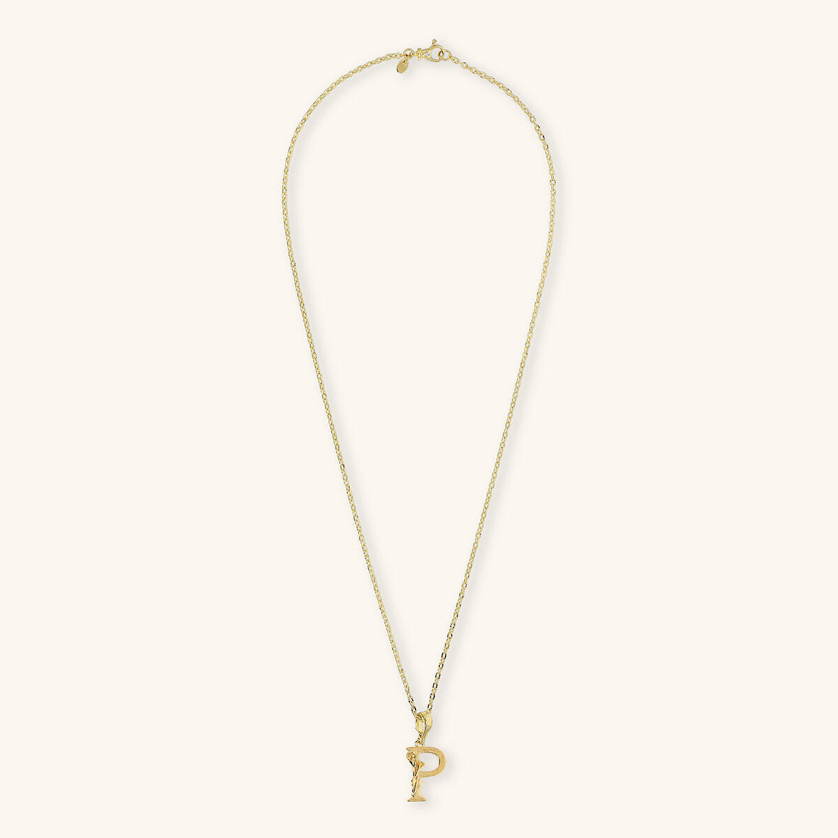 Diamond Necklace Set and Hammered Initial Pendant with Flower