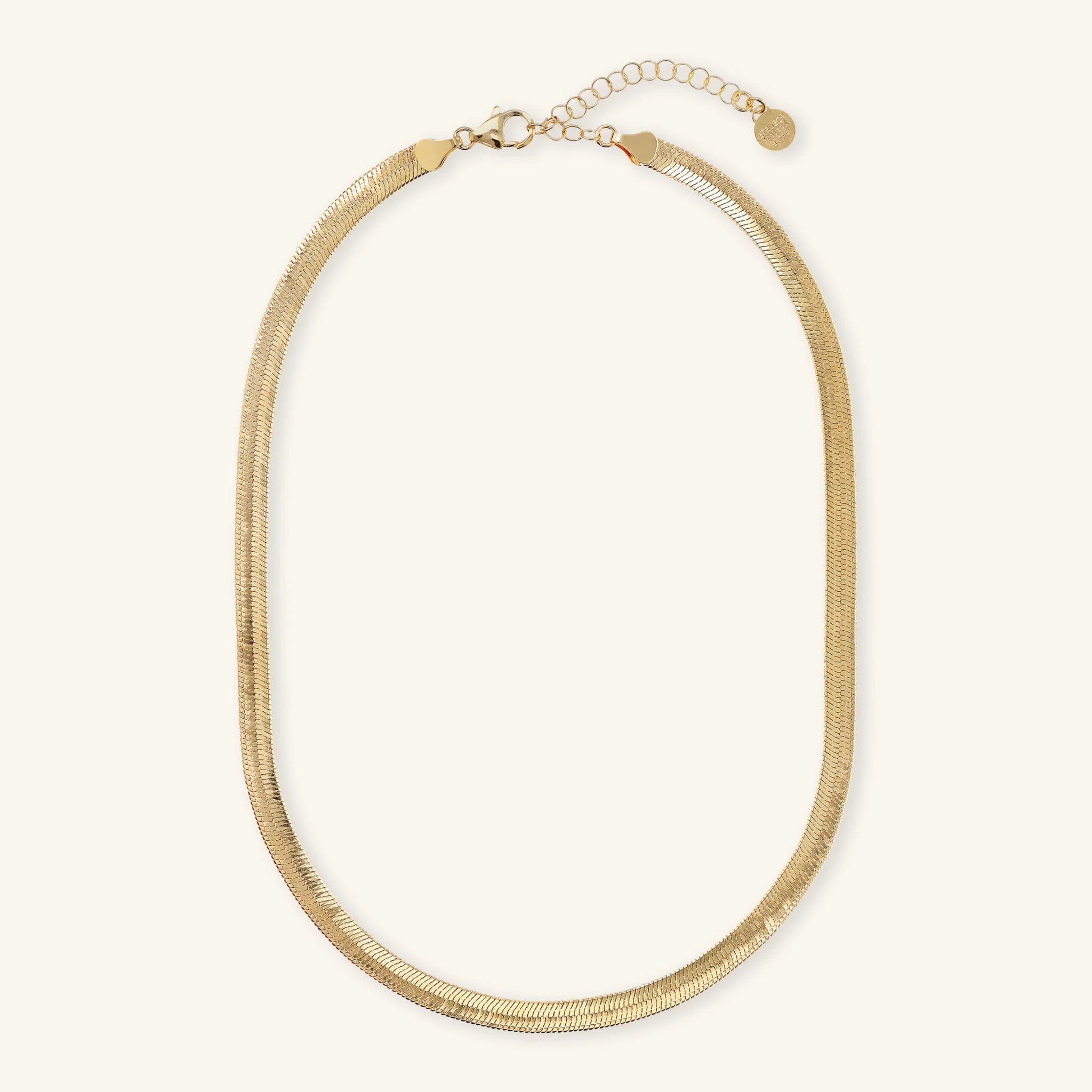 Collana Girocollo Catena Snake Piatta