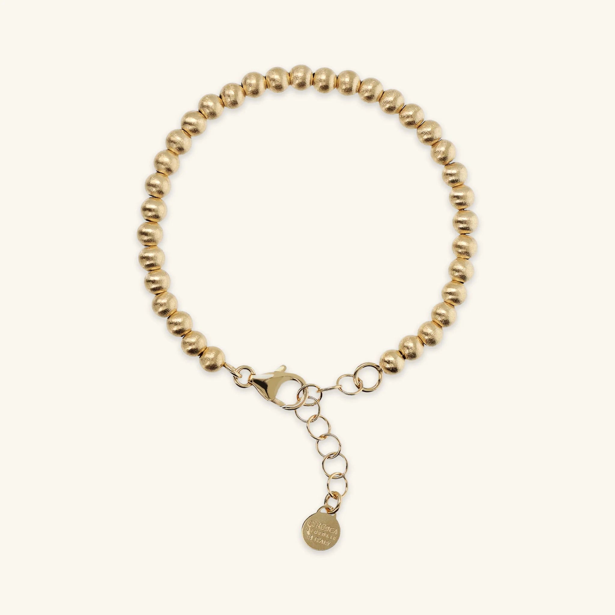Satin Sphere Gold Bracelet