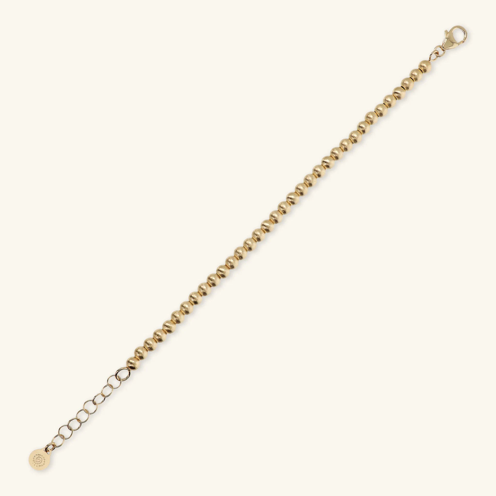 Satin Sphere Gold Bracelet