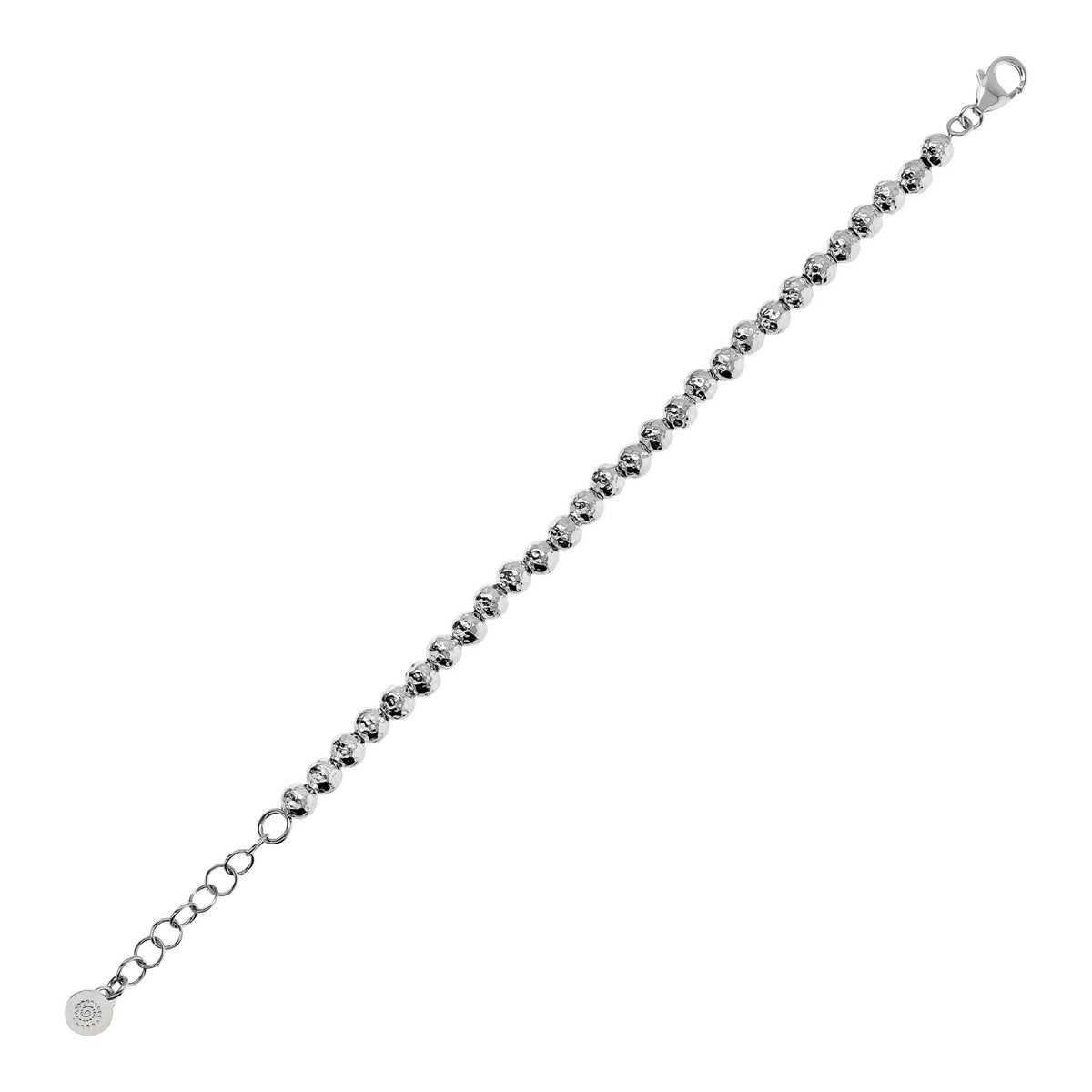 Bracciale con Sfere Martellate