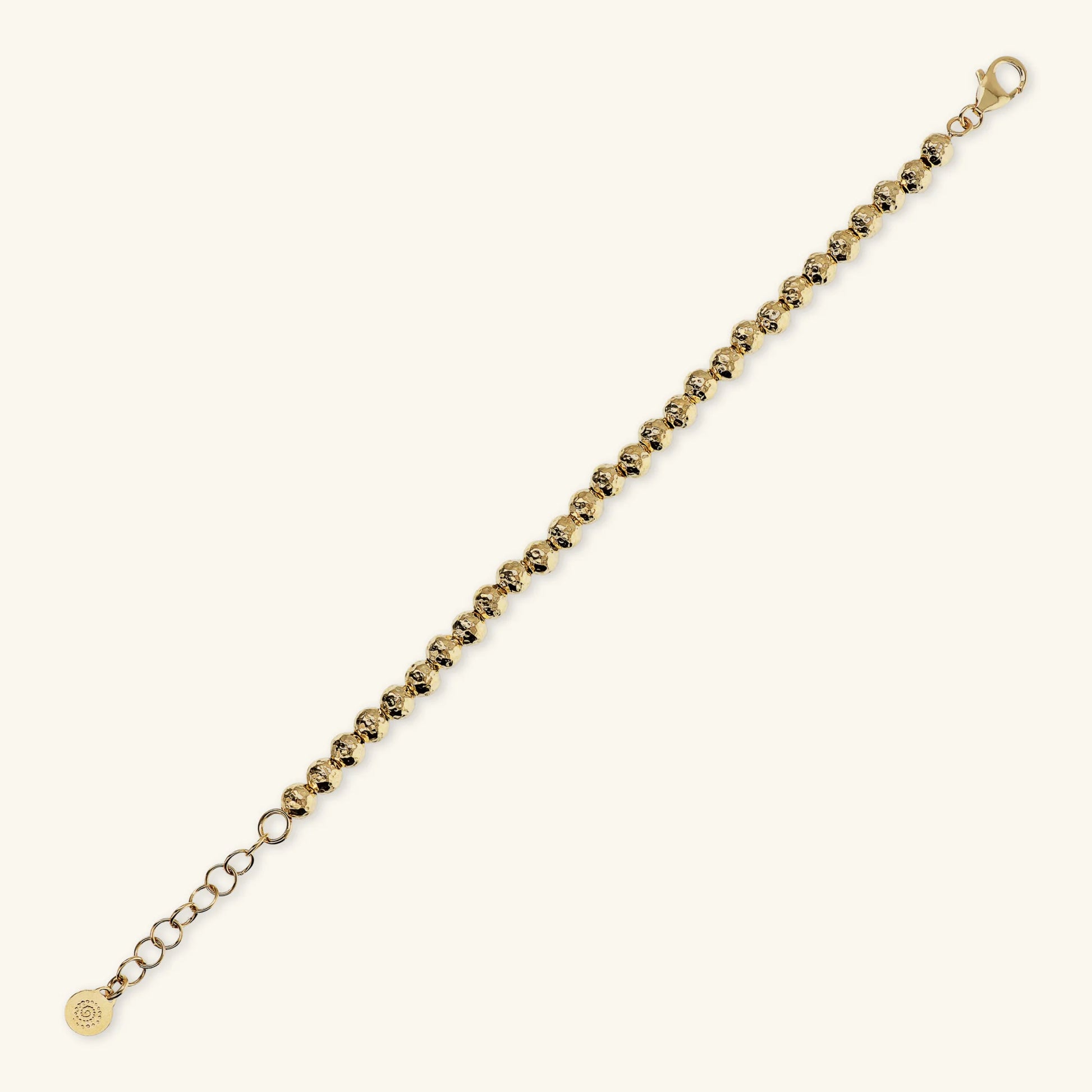 Armband mit gehämmerten Kugeln