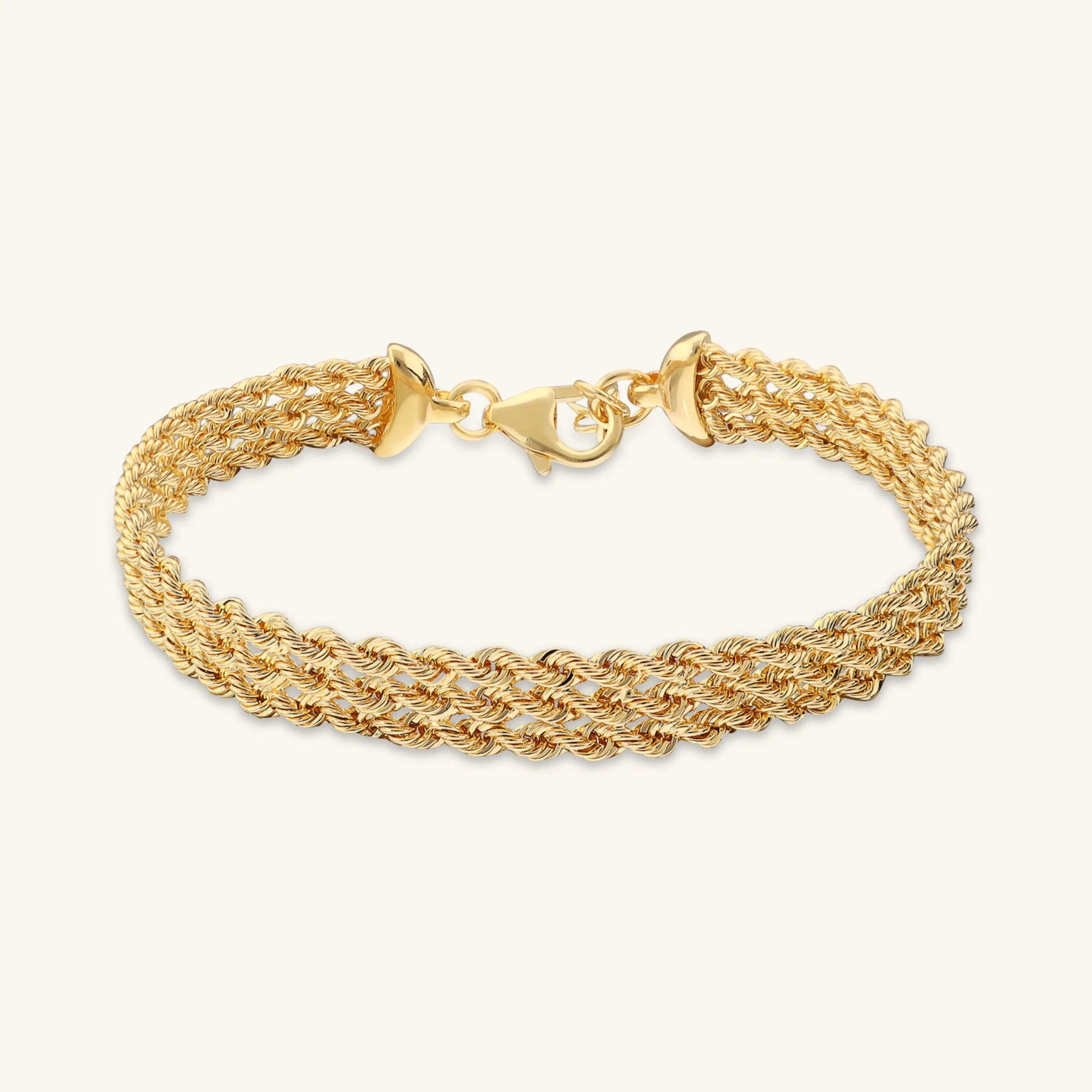 Multi-Strand Rope Chain Bracelet