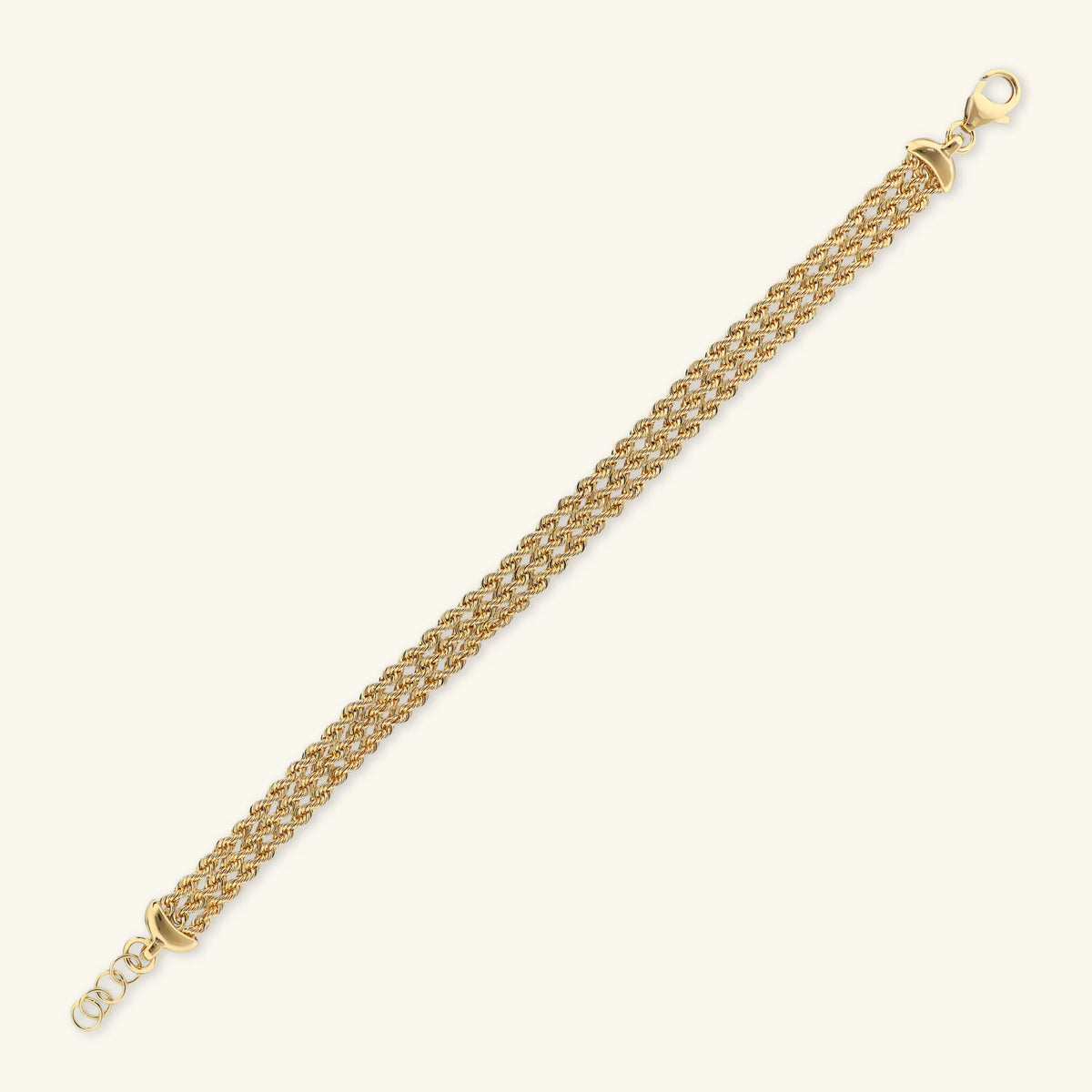 Bracciale Multifilo Catena Corda Sottile