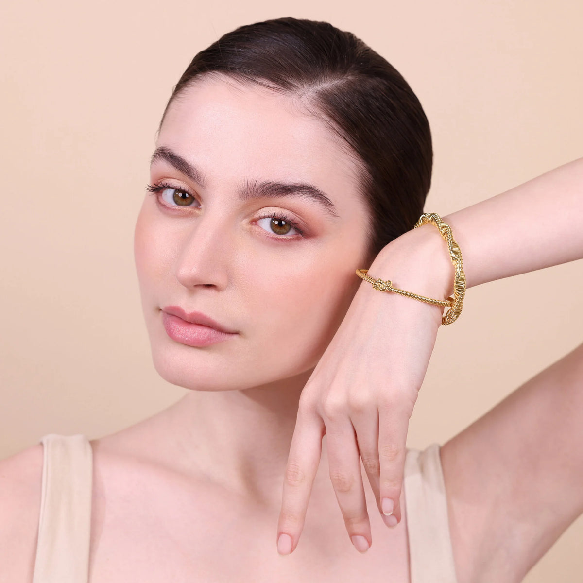Twisted Tubogas Rigid Bracelet