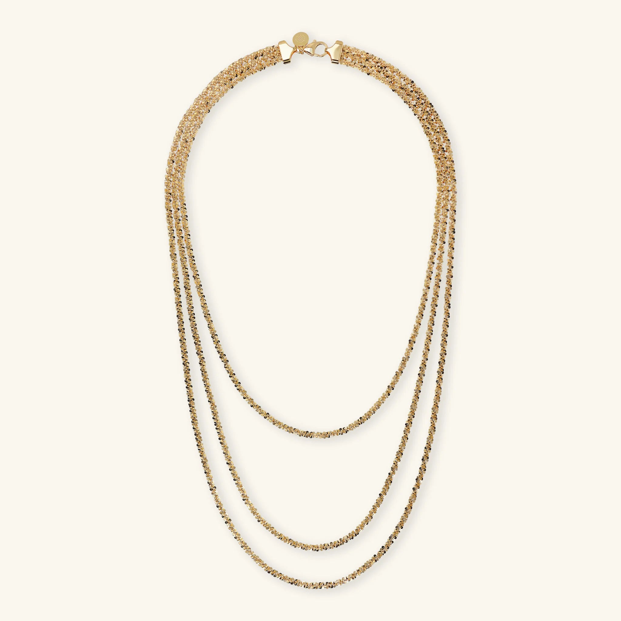 Graduated Multi-Strand Daisy Chain Necklace