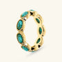 Veretta Ring Worked with Turquoise Stone