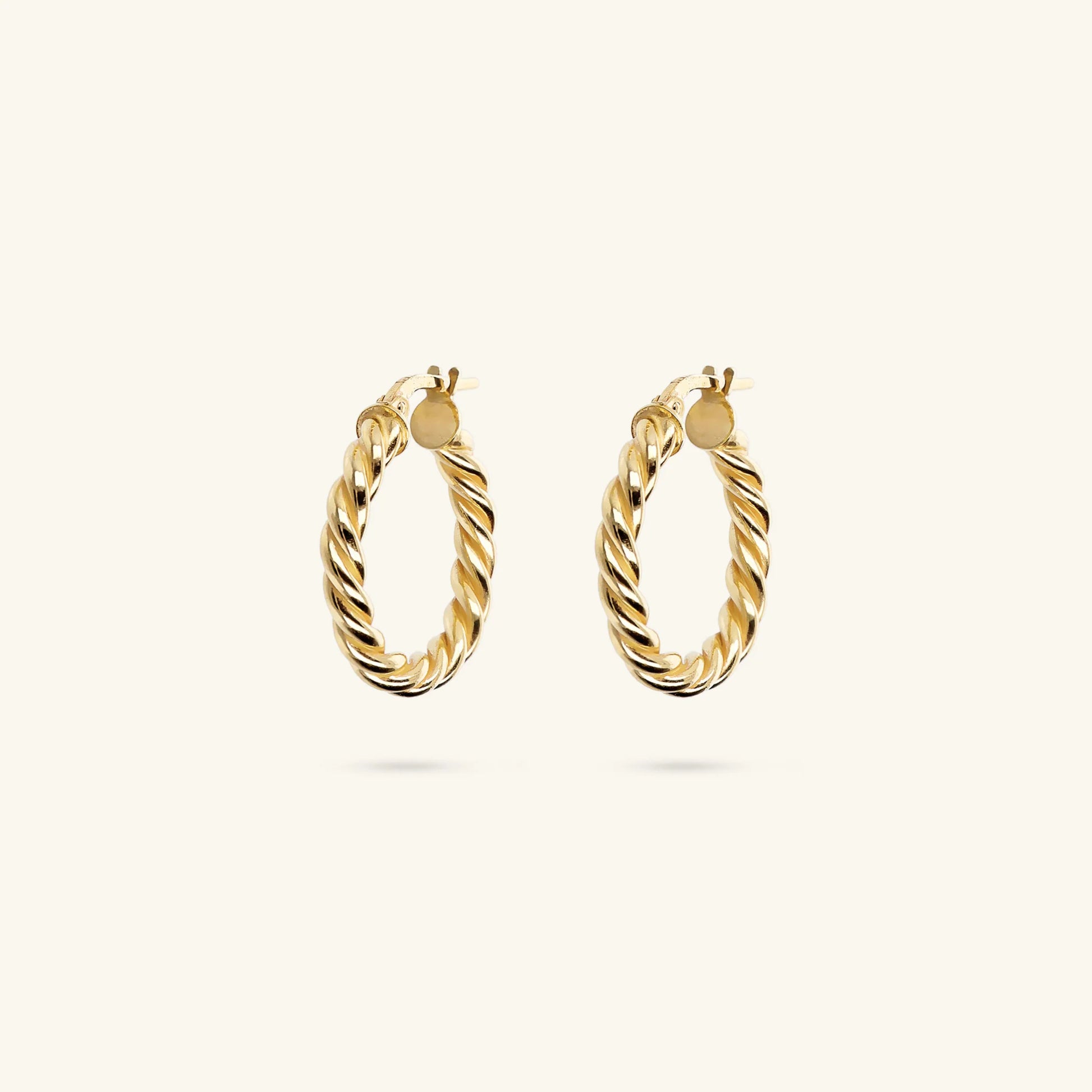 Boucles d'oreilles à motif tressé