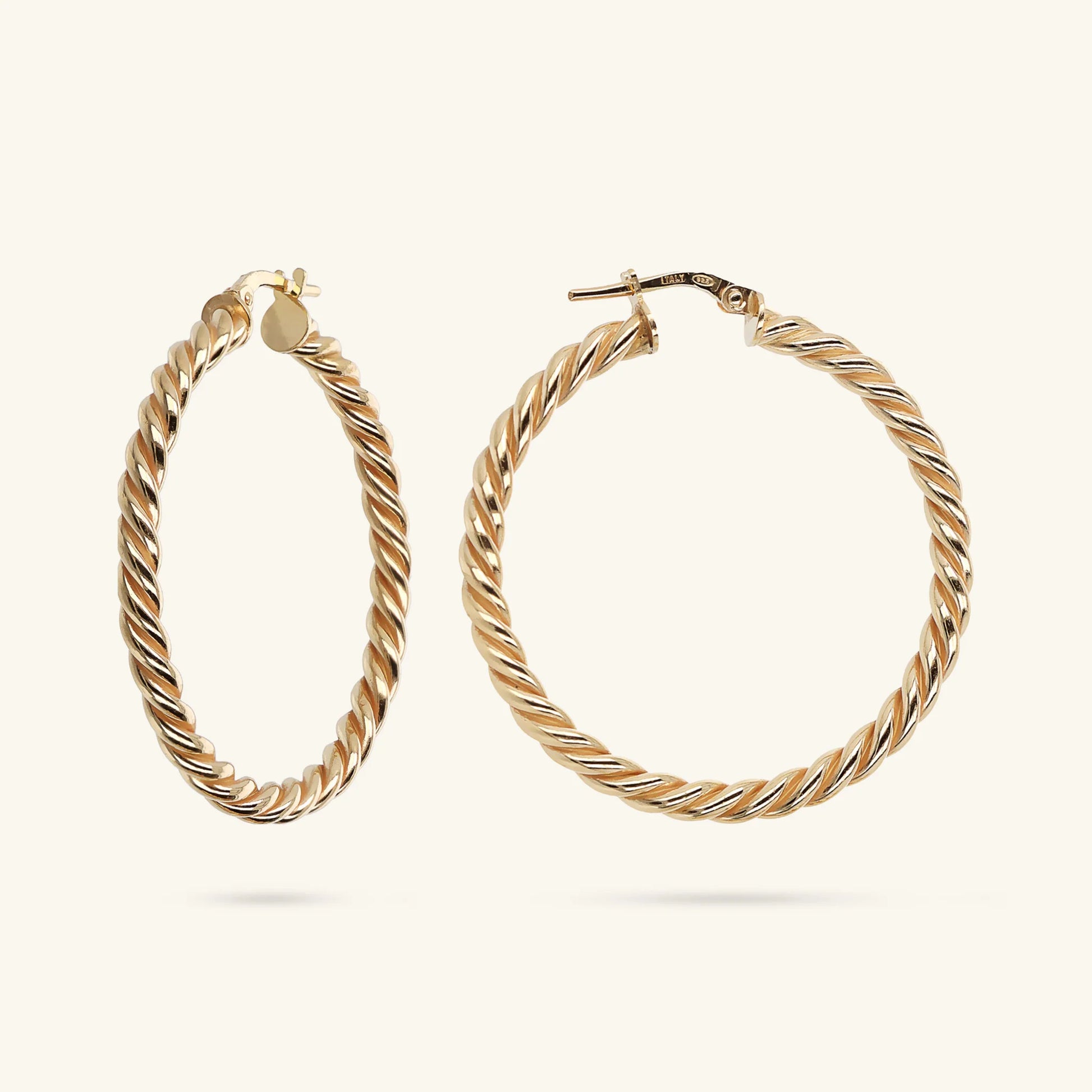 Boucles d'oreilles à motif tressé