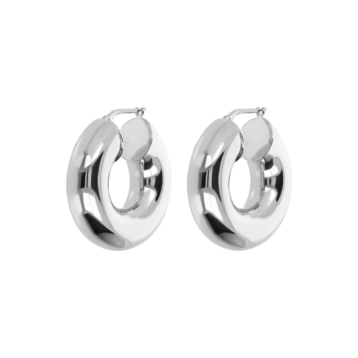 Maxi Bombed Hoop Earrings