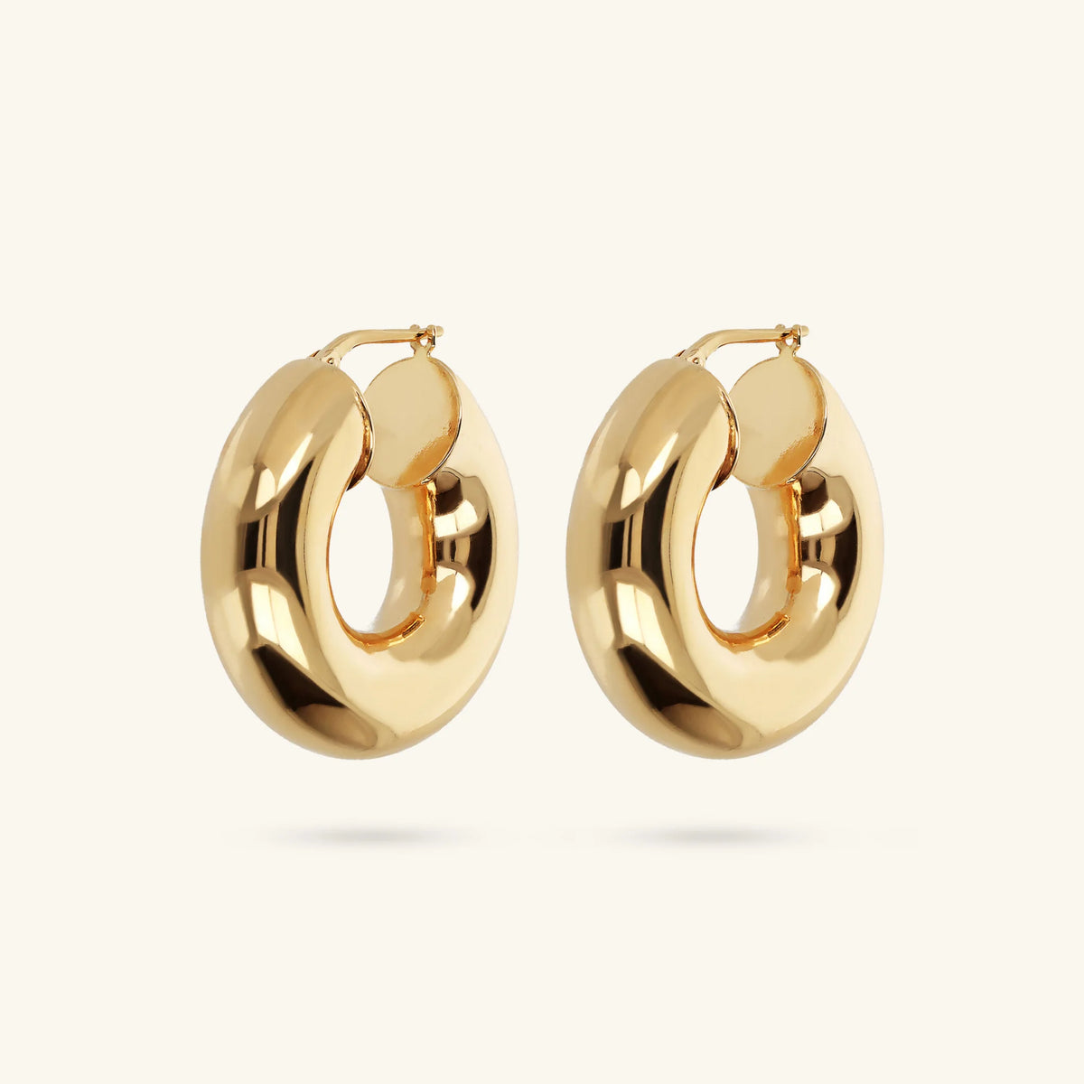 Maxi Bombed Hoop Earrings