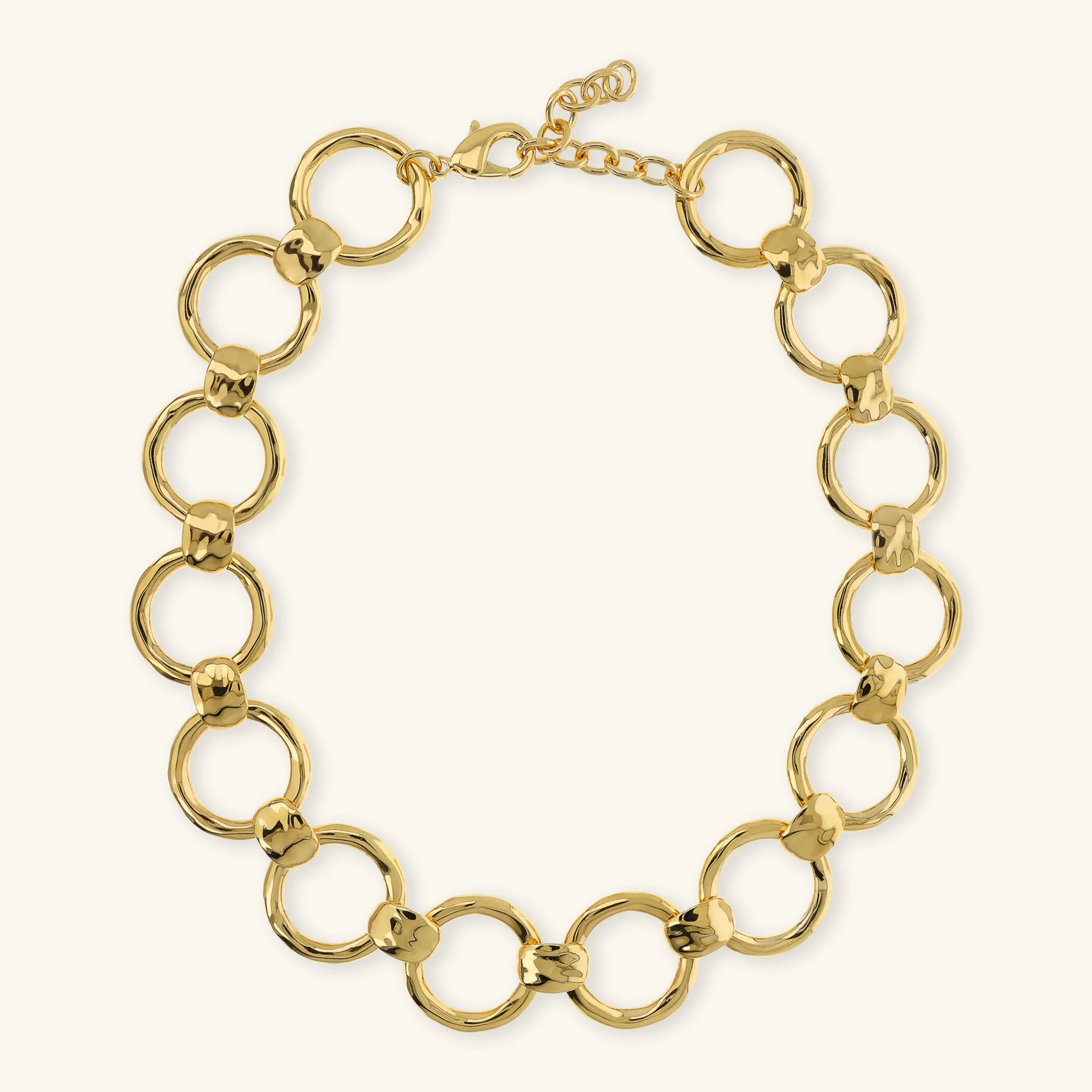Collana ad Anelli Martellati