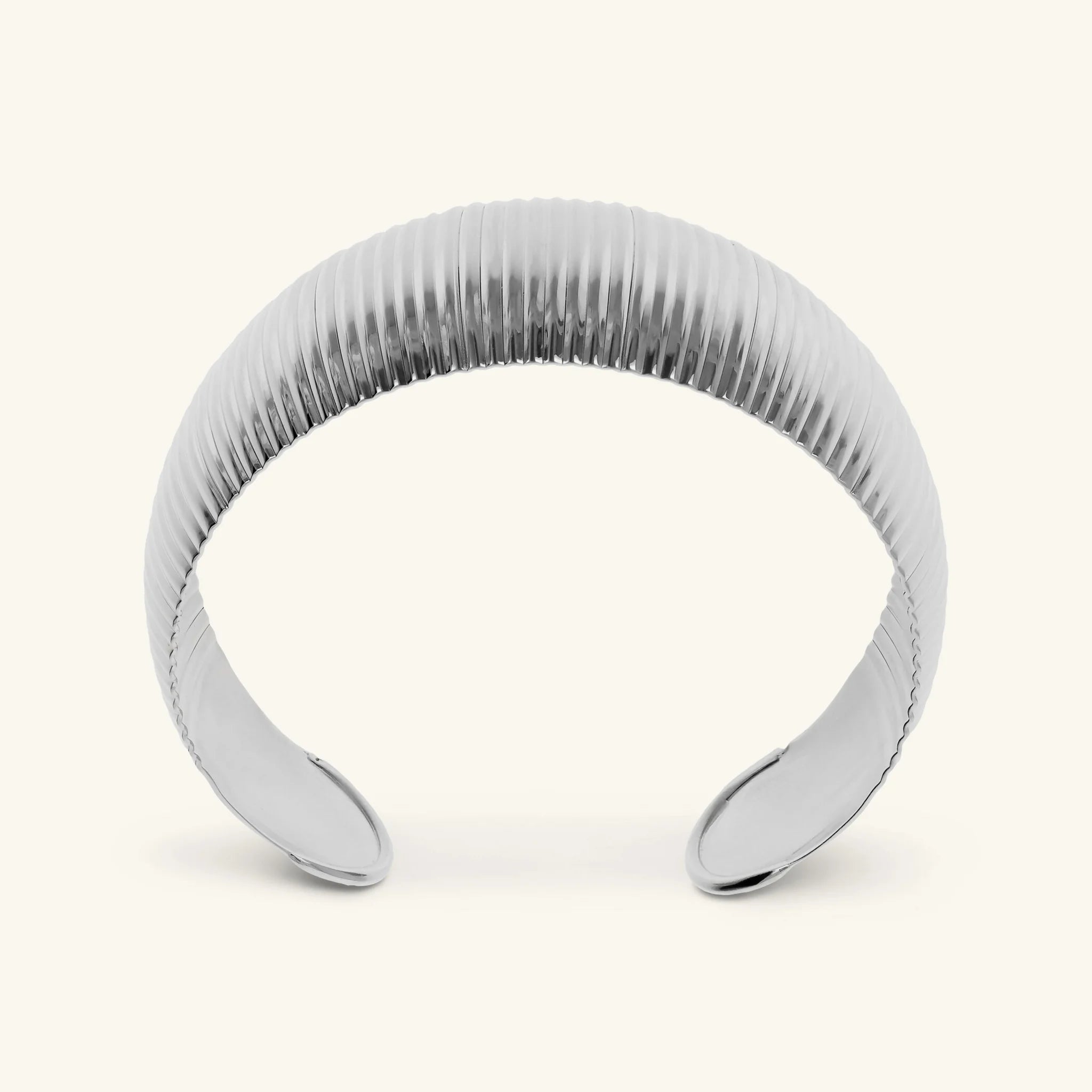Graduated Textured Rigid Bracelet