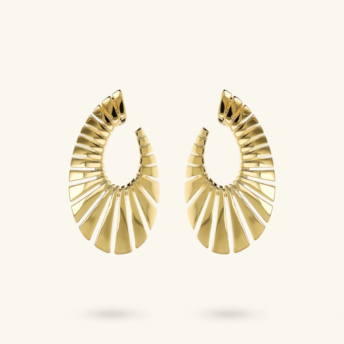 Graduated Cleopatra Drop Earrings