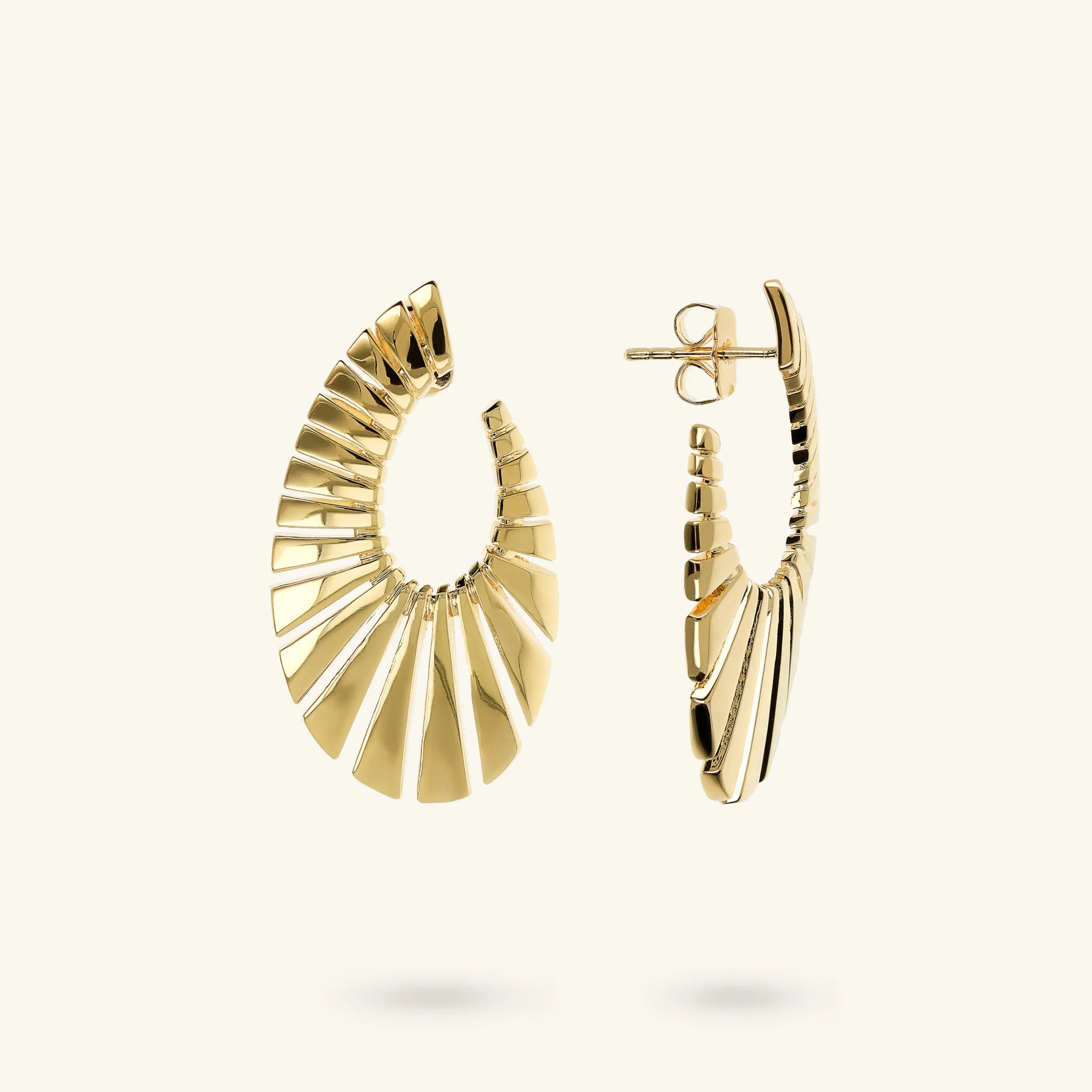 Graduated Cleopatra Drop Earrings