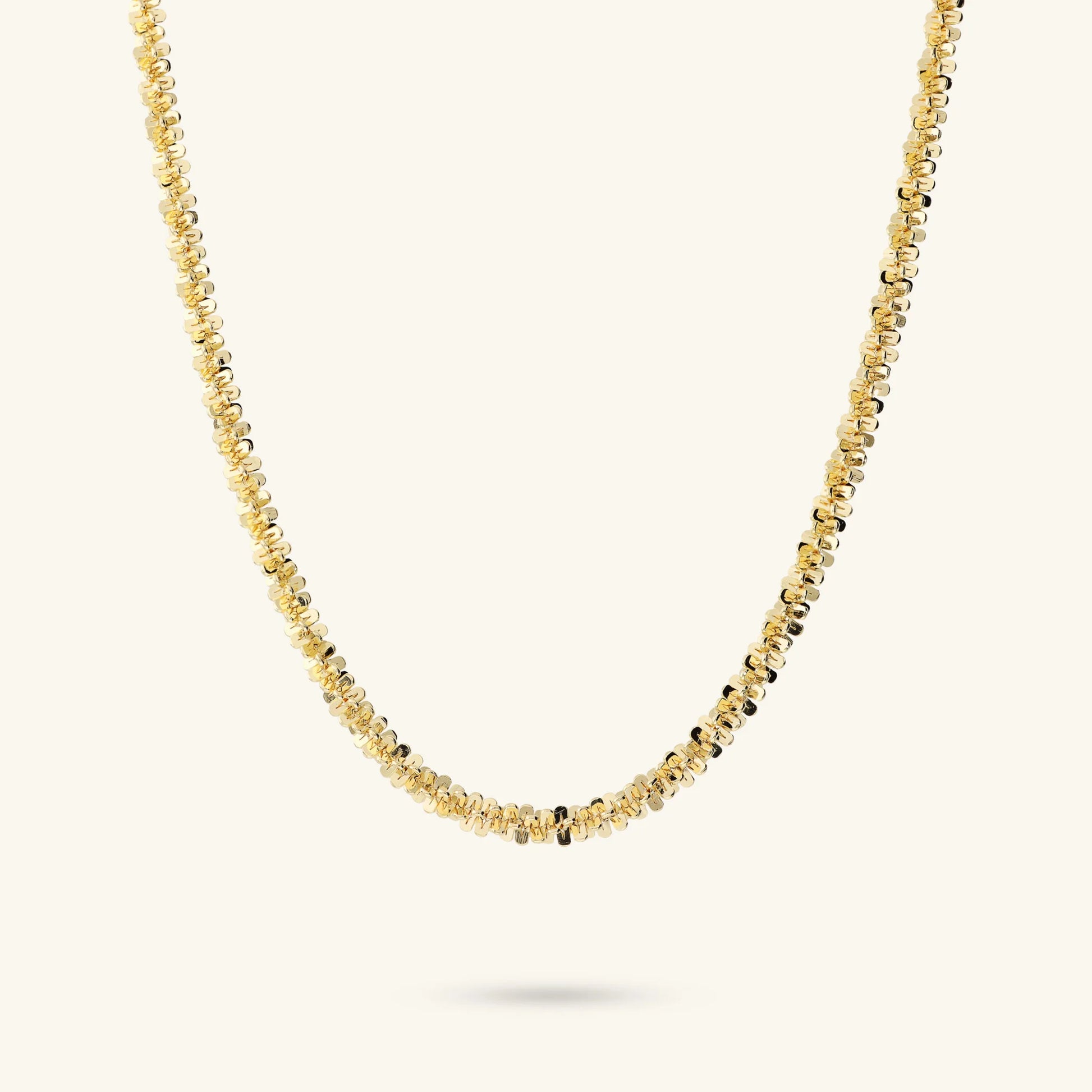 Collier ras du cou chaîne marguerite diamantée  