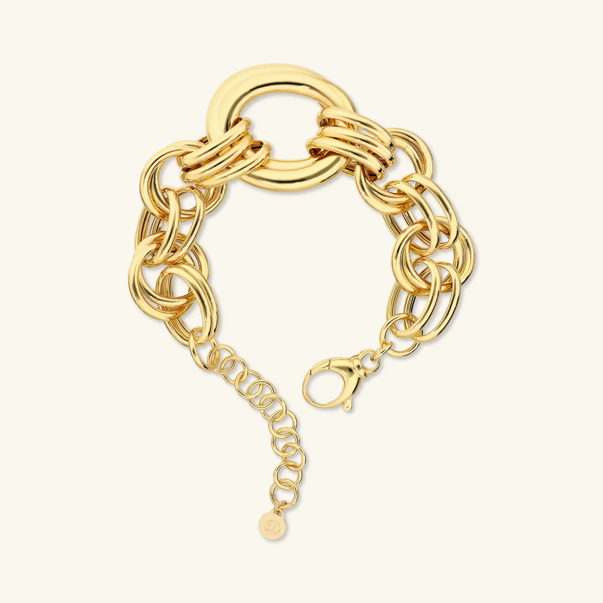 Maxi Oval Braided Link Bracelet