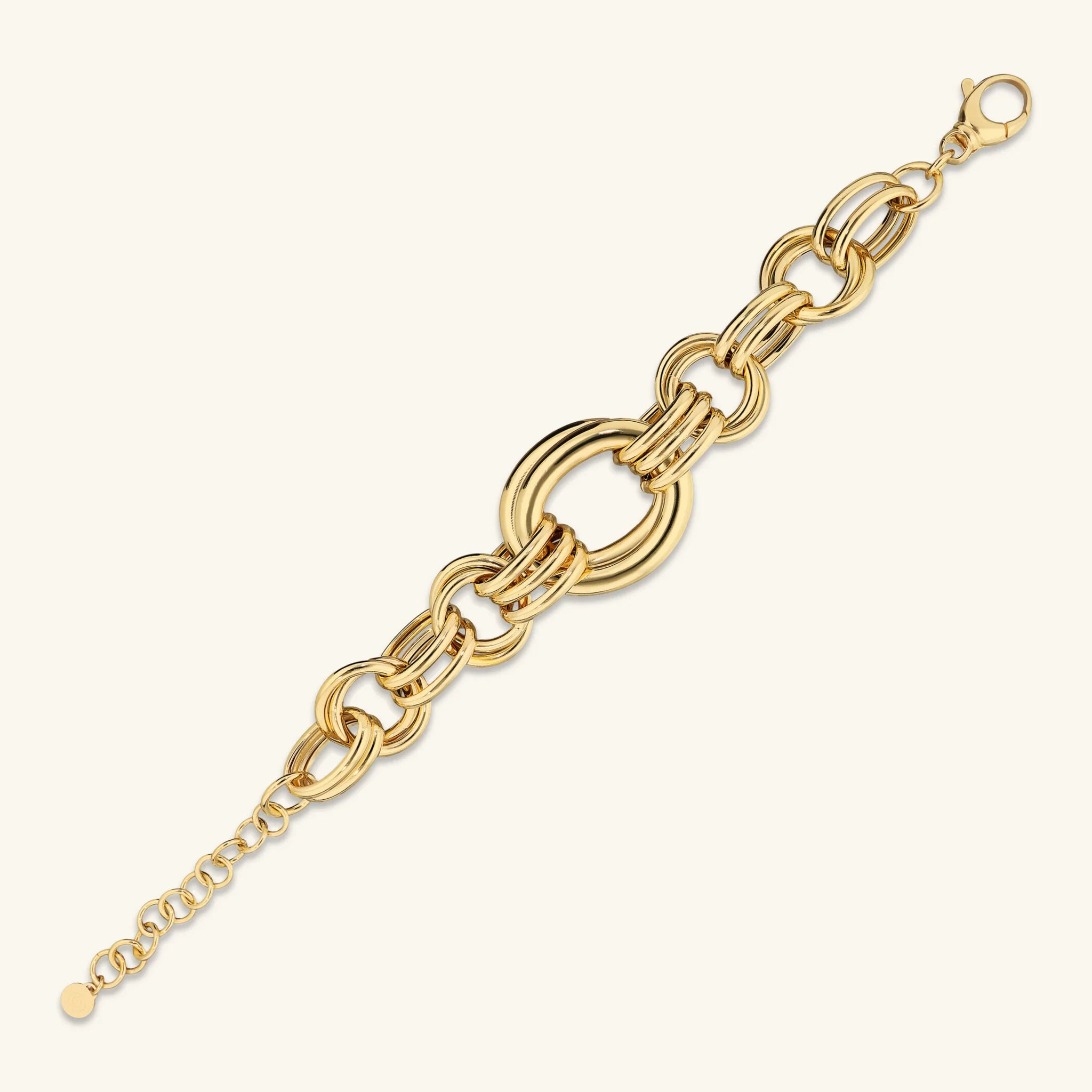 Maxi Oval Braided Link Bracelet