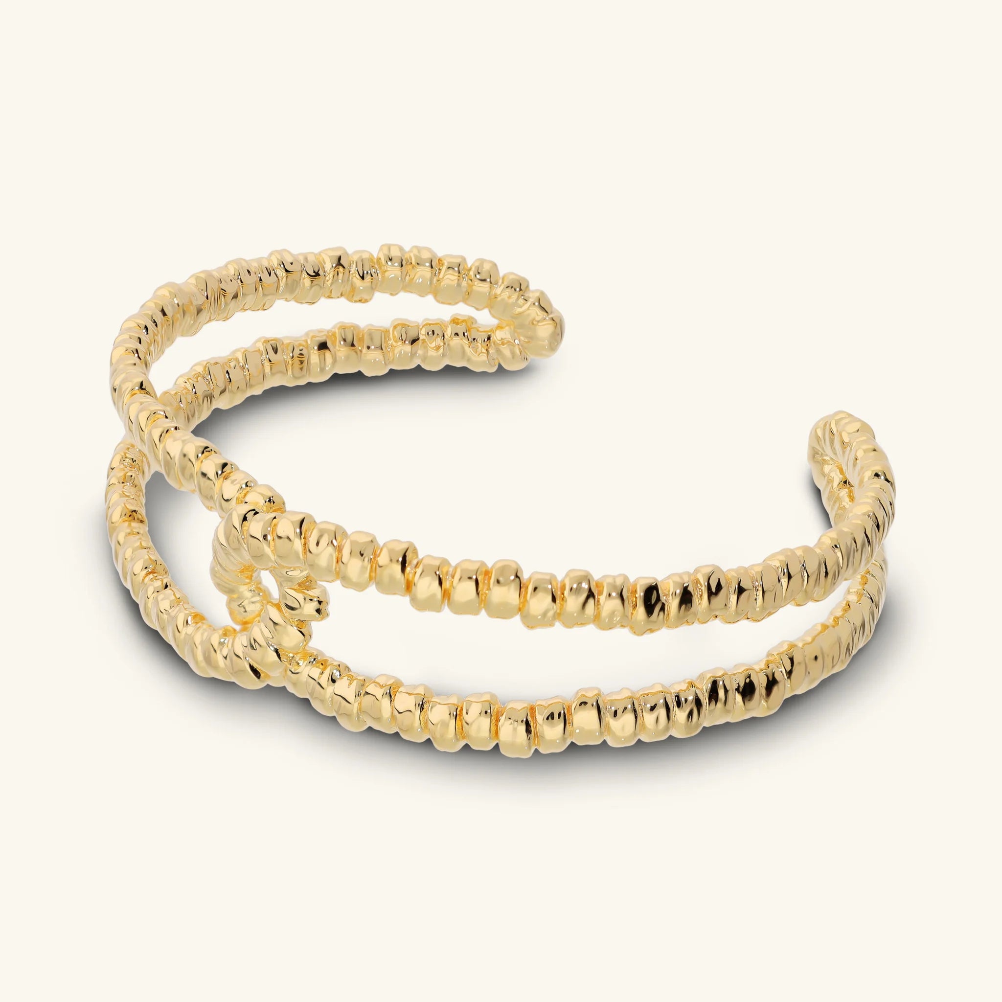 Bracciale Rigido Nodo Texture Corda
